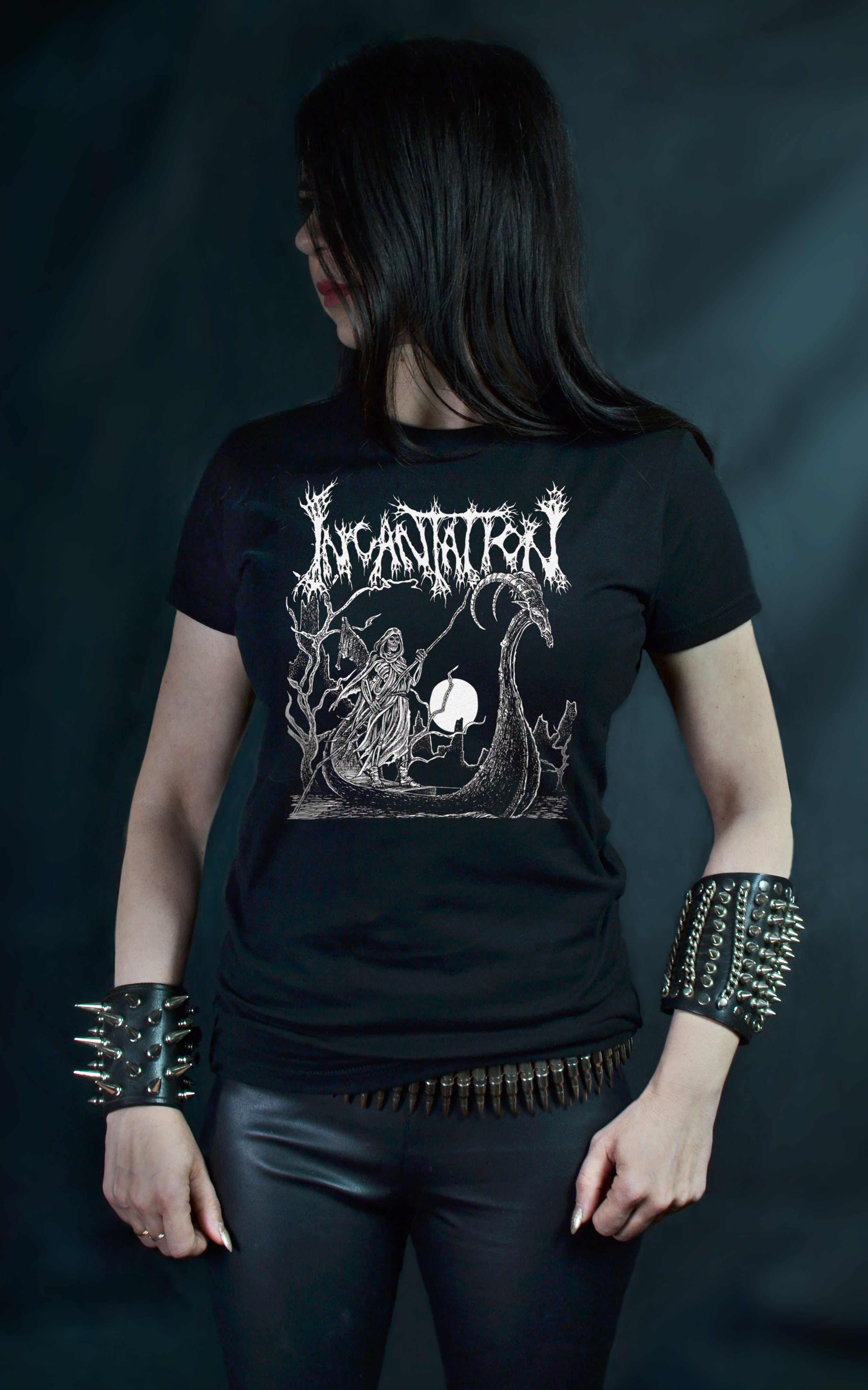 INCANTATION - Entrantment of Evil (Moyen Art) (T-SHIRT -OR- GIRLIE)