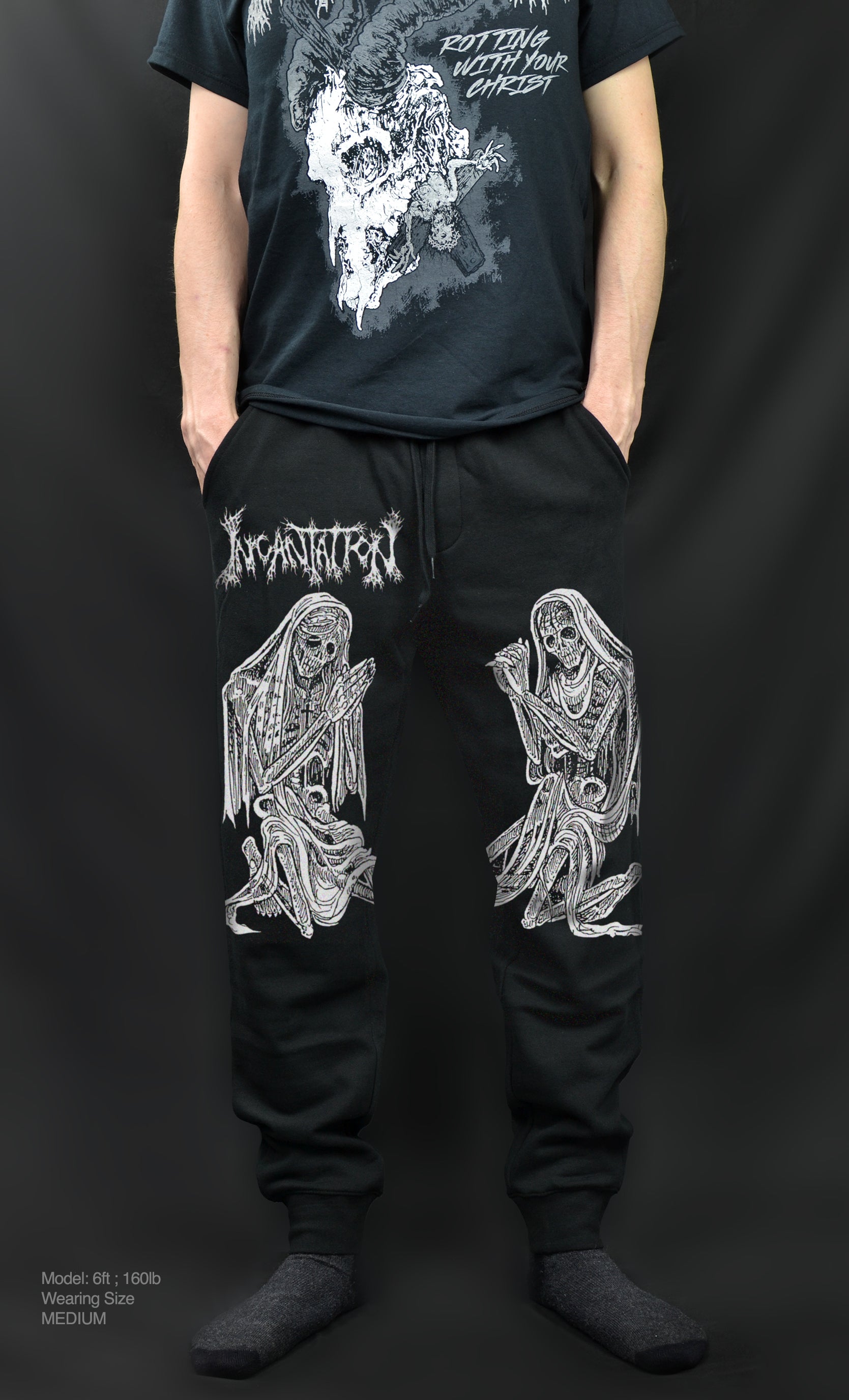 INCANTATION - Deliverance Of Horrific Prophecies ( JOGGER Sweatpants )
