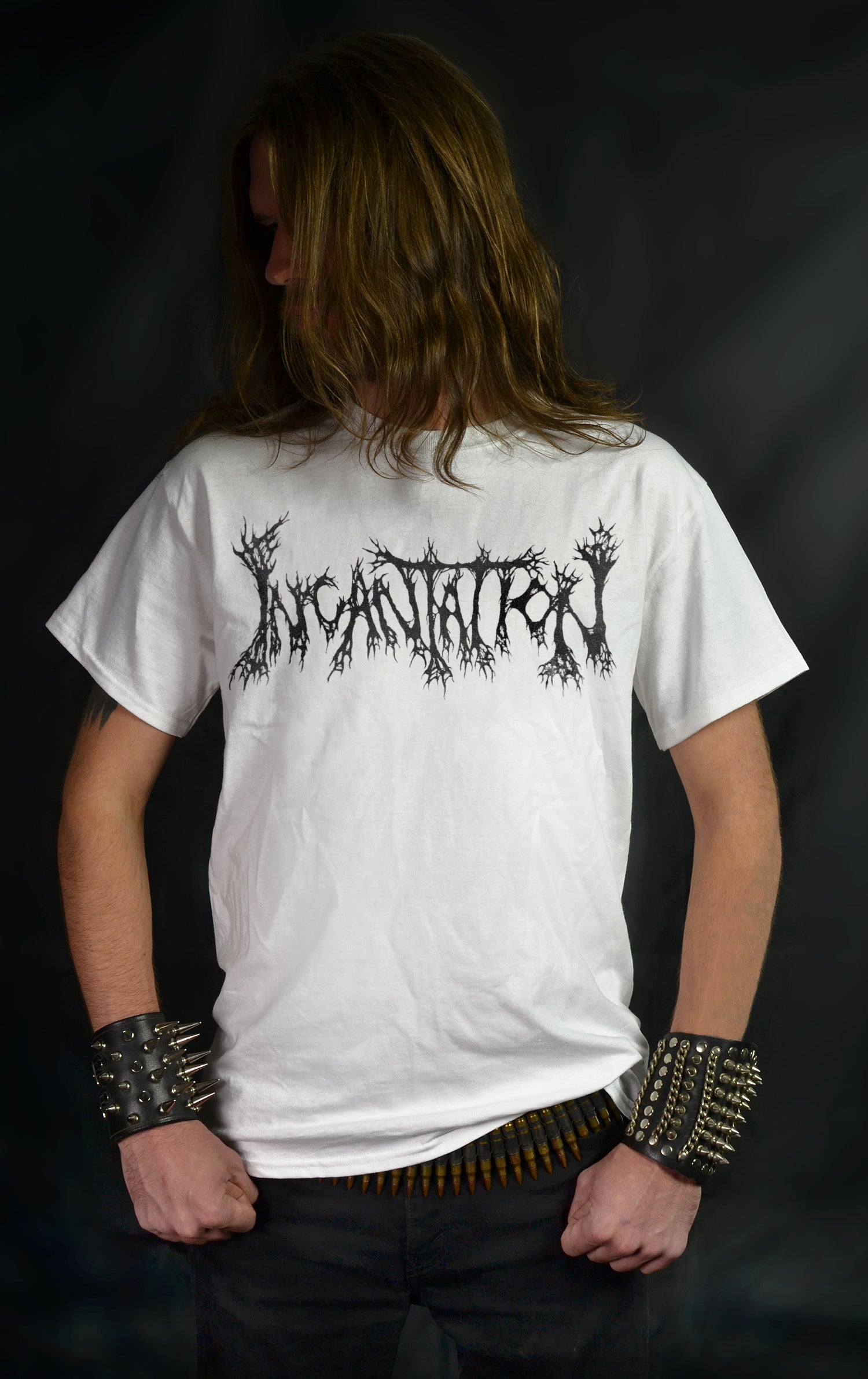 INCANTATION - Logo (Black, White, Gray or Red T-SHIRT)