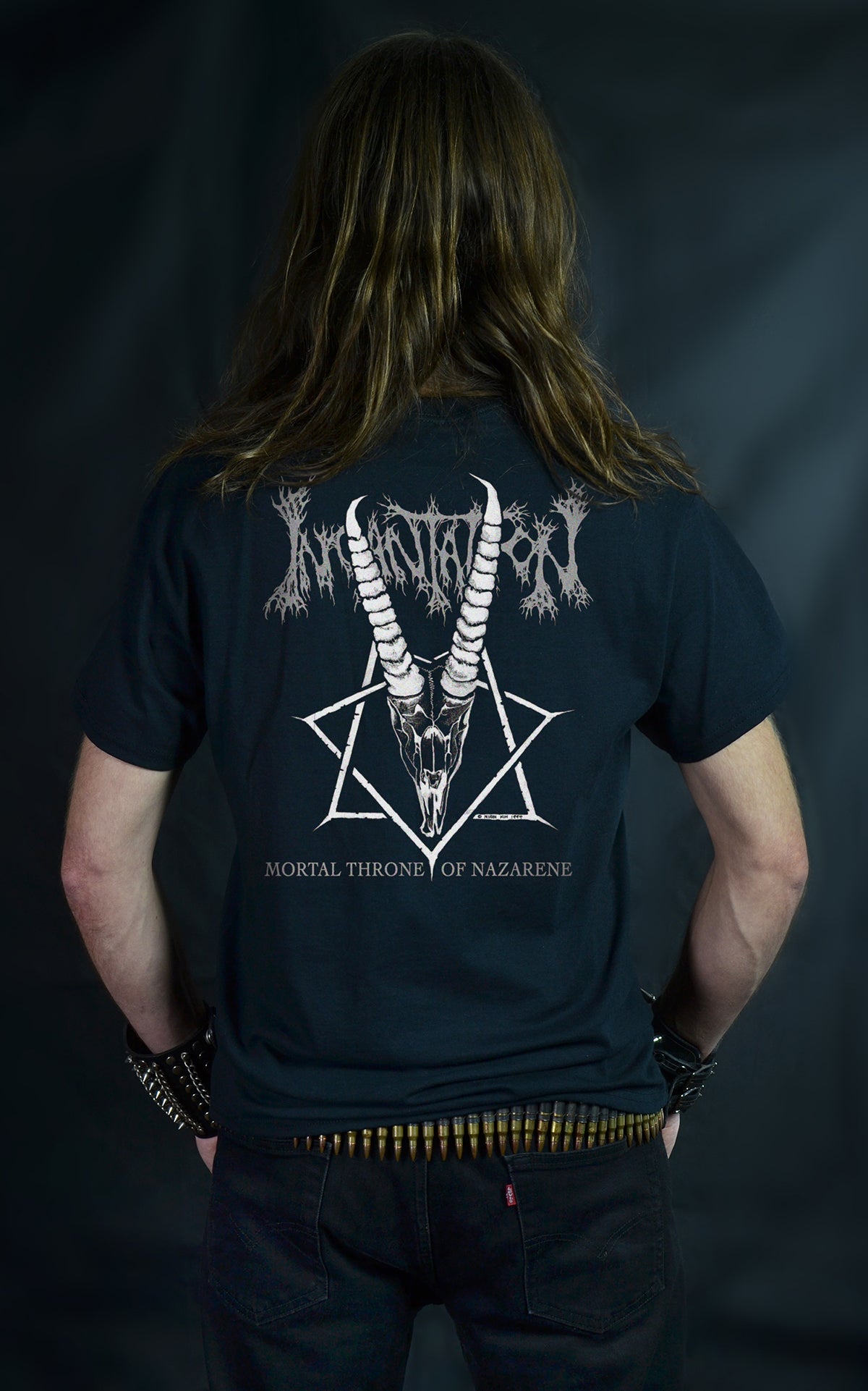 INCANTATION - Mortal Throne of Nazarene (T-SHIRT -OR- GIRLIE)