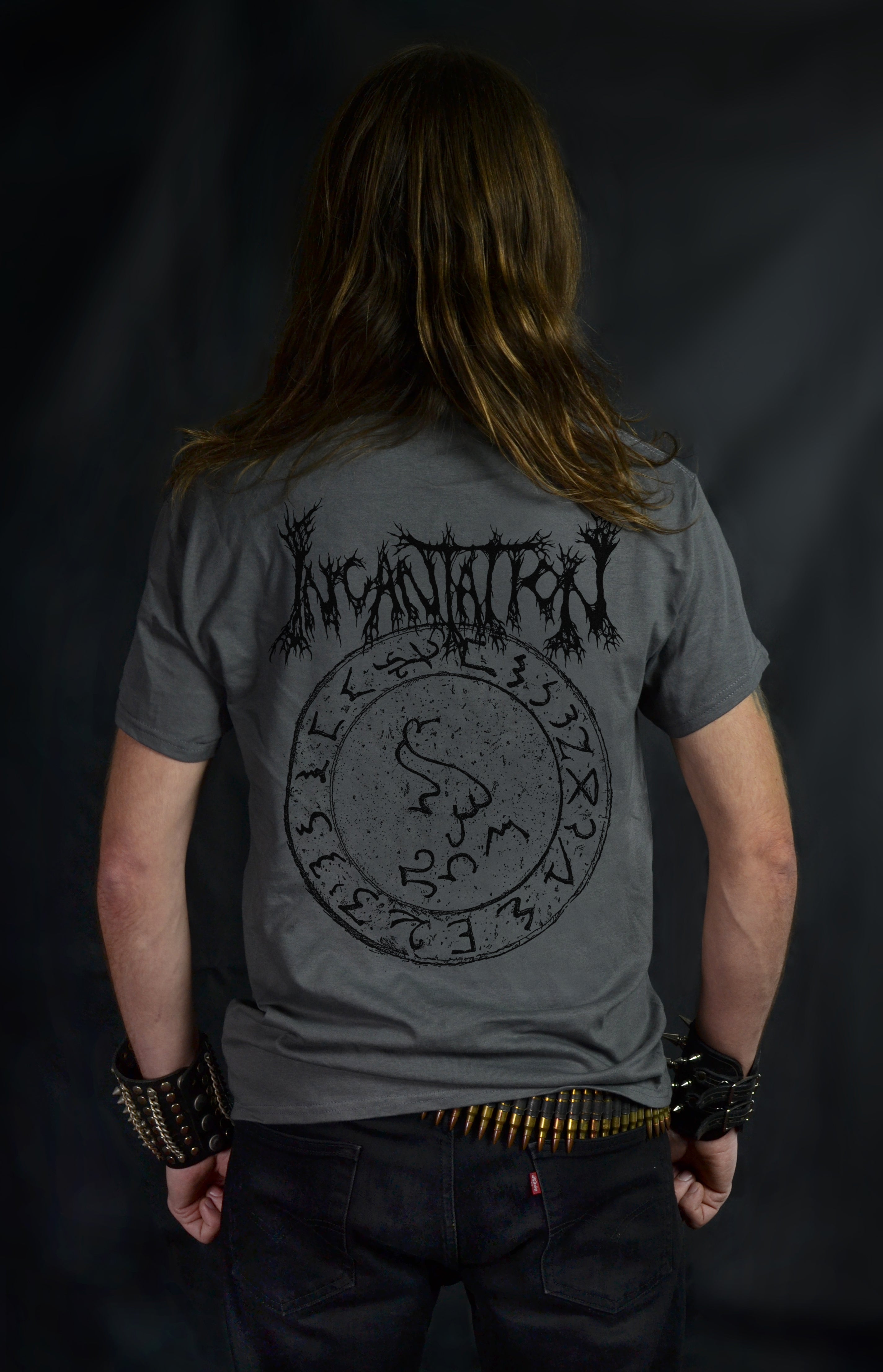 INCANTATION - Ibex Moon (Black, White, Gray or Red T-SHIRT)
