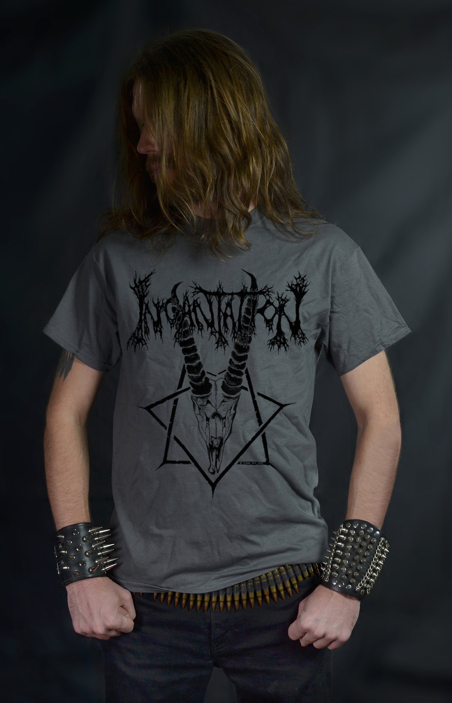 INCANTATION - Ibex Moon (Black, White, Gray or Red T-SHIRT)