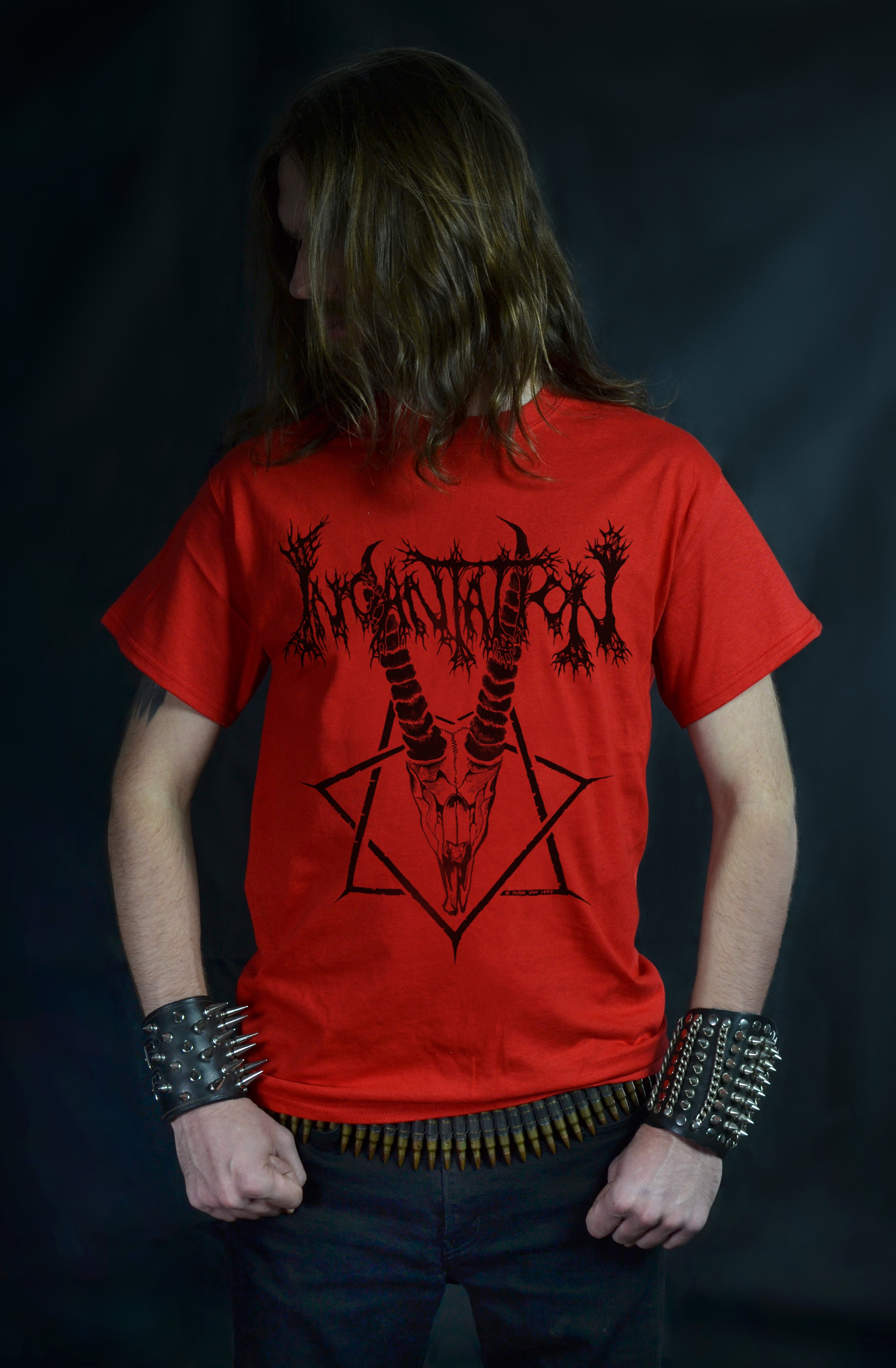 INCANTATION - Ibex Moon (Black, White, Gray or Red T-SHIRT)