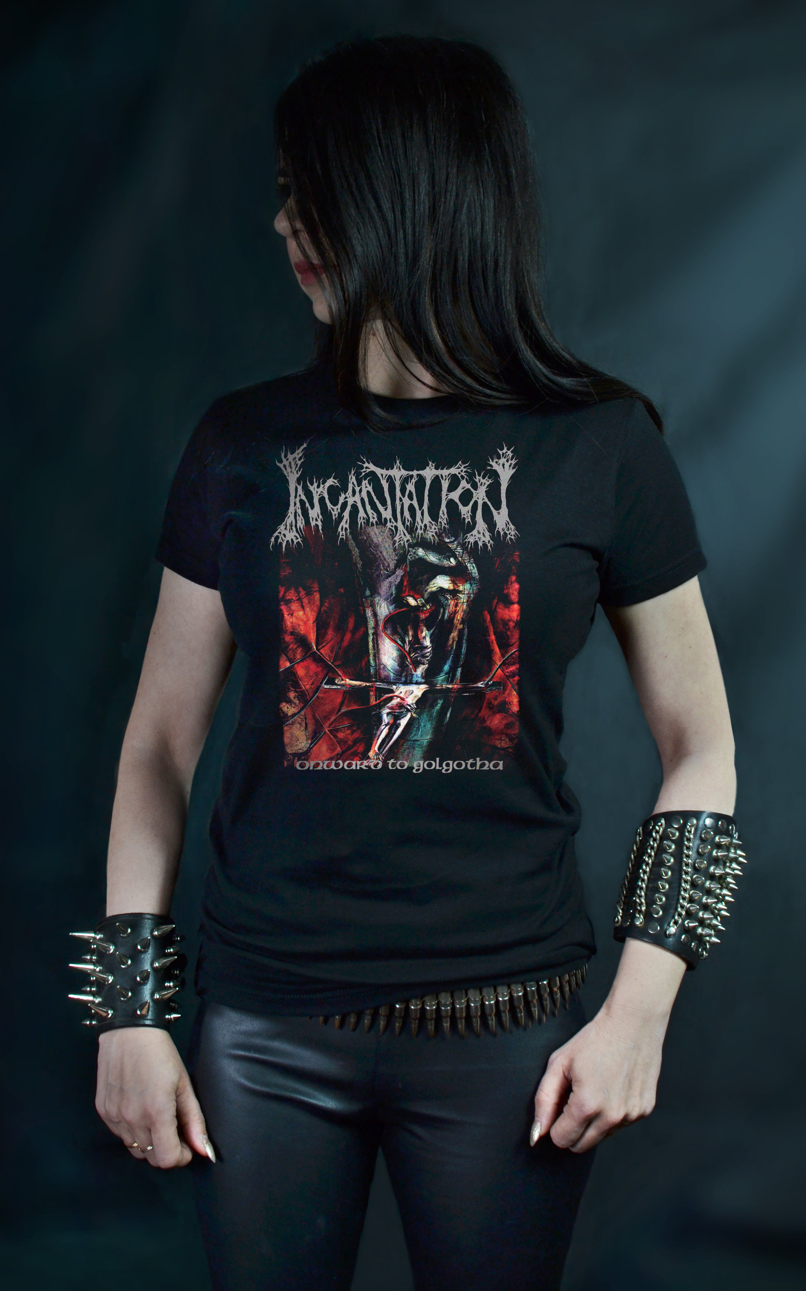 INCANTATION - Onward to Golgotha (Album Art) (T-SHIRT -OR- GIRLIE)