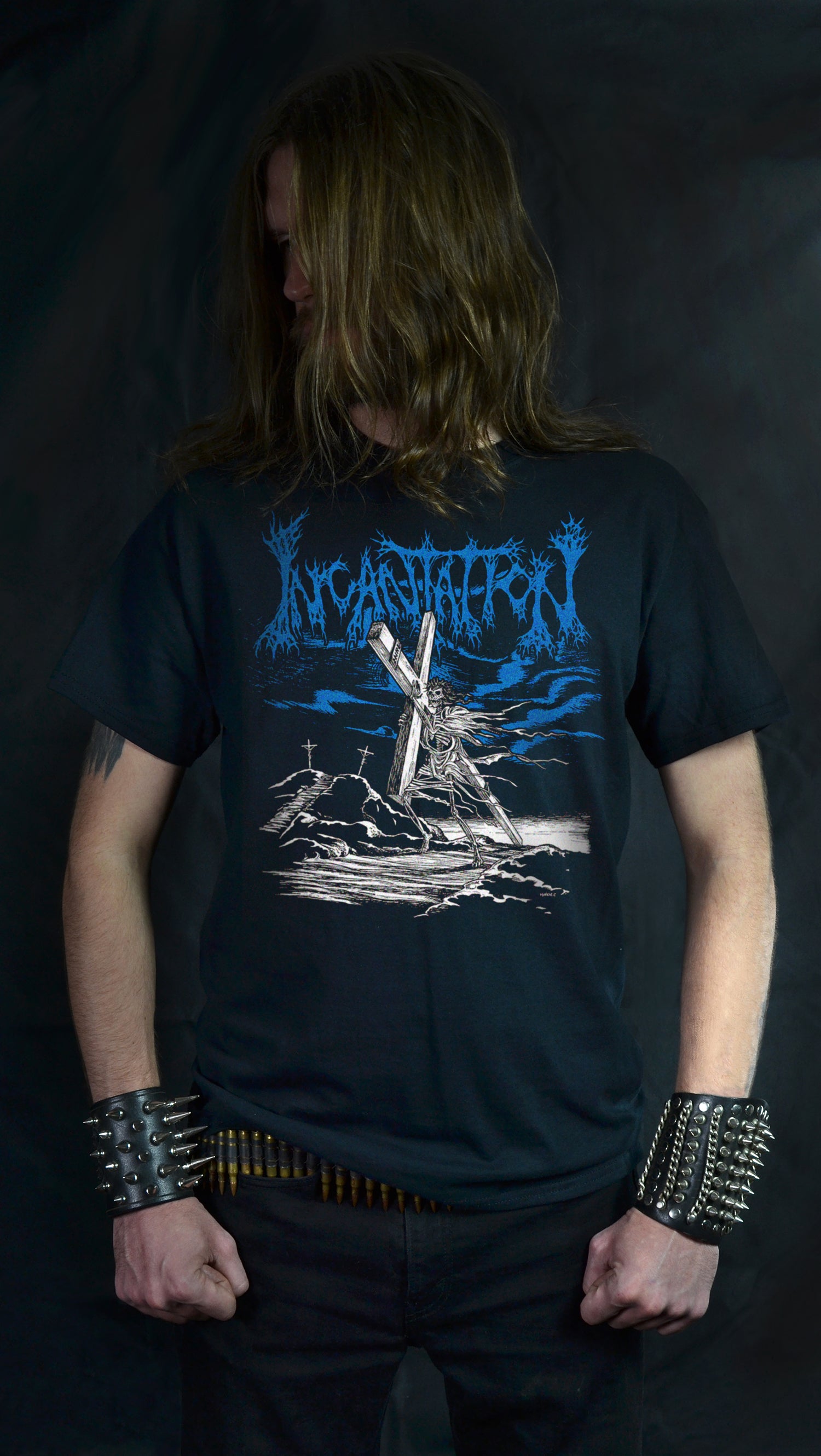 INCANTATION - Onward to Golgotha (Moyen Art) (T-SHIRT -OR- GIRLIE)