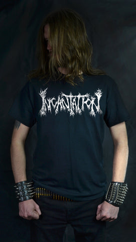 INCANTATION - Logo (Black, White, Gray or Red T-SHIRT)